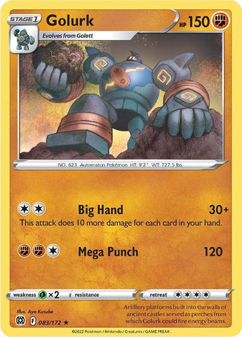 Image for Golurk (083/172) (SWSH09: Brilliant Stars) - Pokemon