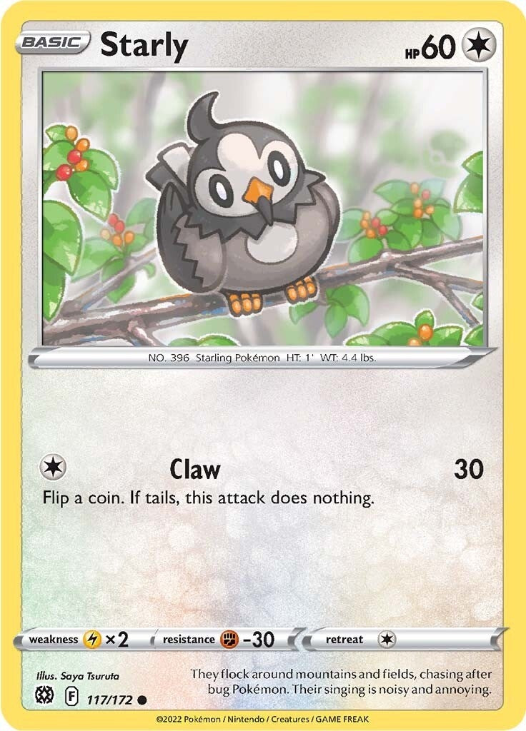 Image for Starly (117/172) (SWSH09: Brilliant Stars) - Pokemon