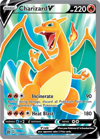Image for Charizard V (Full Art) (153/172) (SWSH09: Brilliant Stars) - Pokemon