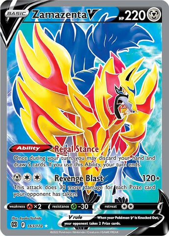 Image for Zamazenta V (Full Art) (163/172) (SWSH09: Brilliant Stars) - Pokemon