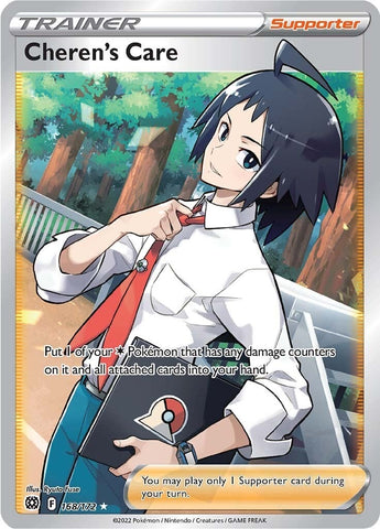 Image for Cheren's Care (Full Art) (168/172) (SWSH09: Brilliant Stars) - Pokemon