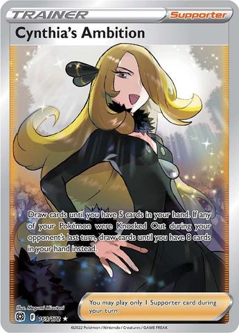 Image for Cynthia's Ambition (Full Art) (169/172) (SWSH09: Brilliant Stars) - Pokemon