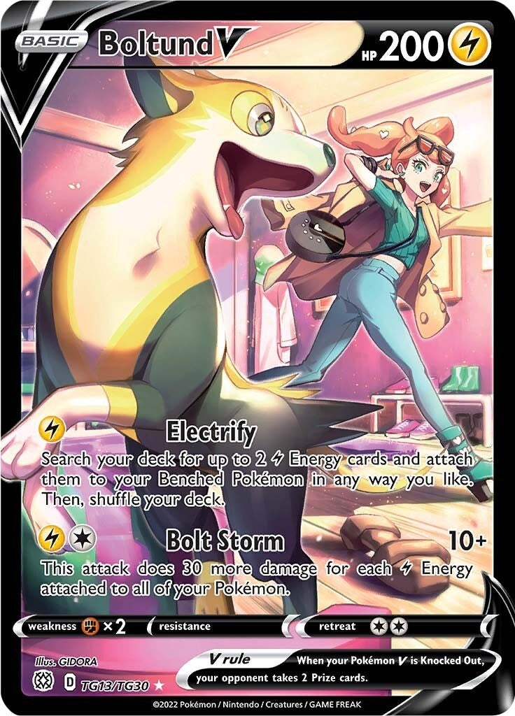 Image for Boltund V (TG13/TG30) (SWSH09: Brilliant Stars Trainer Gallery) - Pokemon