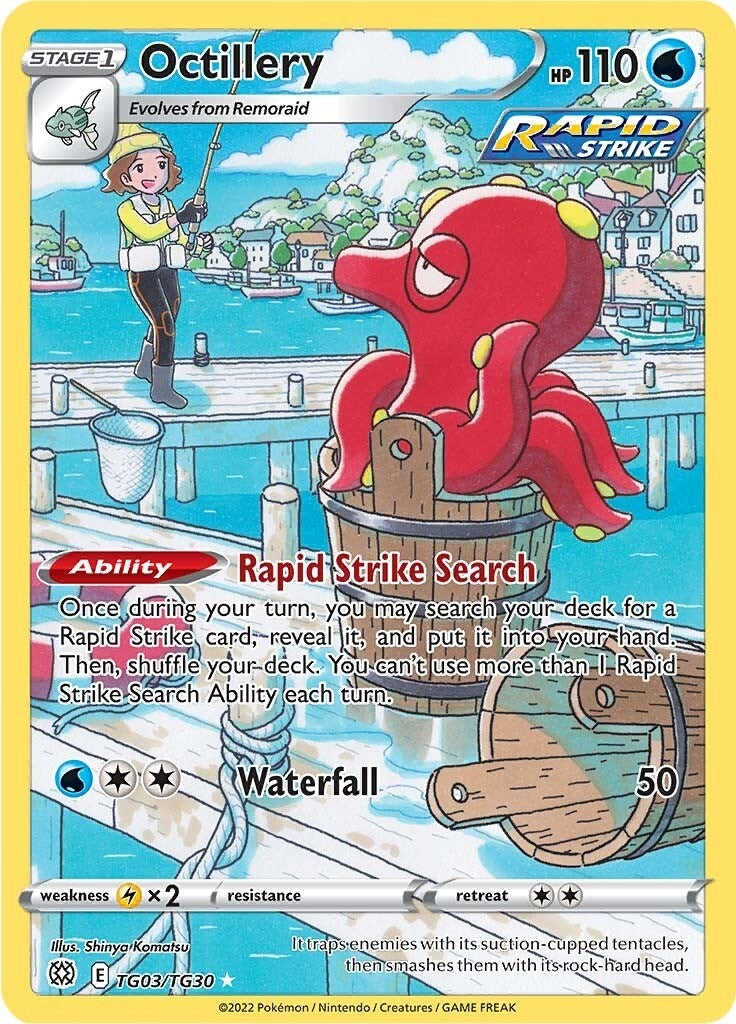 Image for Octillery (TG03/TG30) (SWSH09: Brilliant Stars Trainer Gallery) - Pokemon