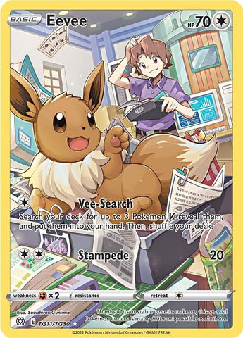 Image for Eevee (TG11/TG30) (SWSH09: Brilliant Stars Trainer Gallery) - Pokemon