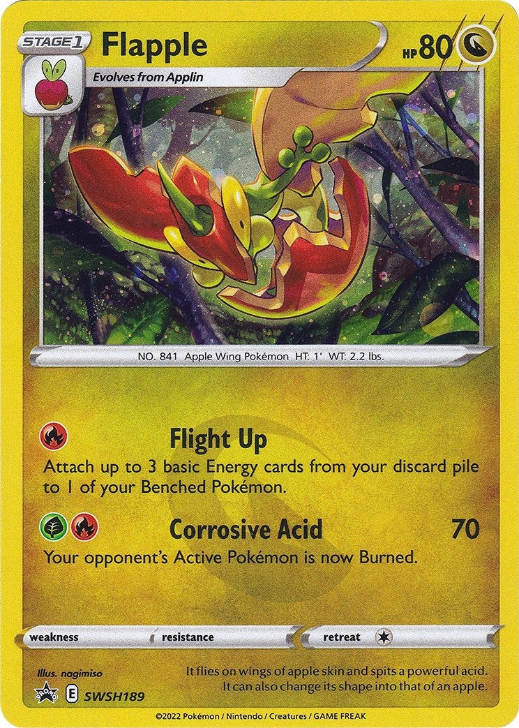 Image for Flapple - SWSH189 (SWSH189) (SWSH: Sword & Shield Promo Cards) (SWSD) - Pokemon