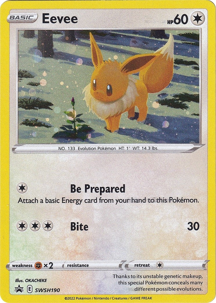 Image for Eevee - SWSH190 (SWSH190) (SWSH: Sword & Shield Promo Cards) (SWSD) - Pokemon