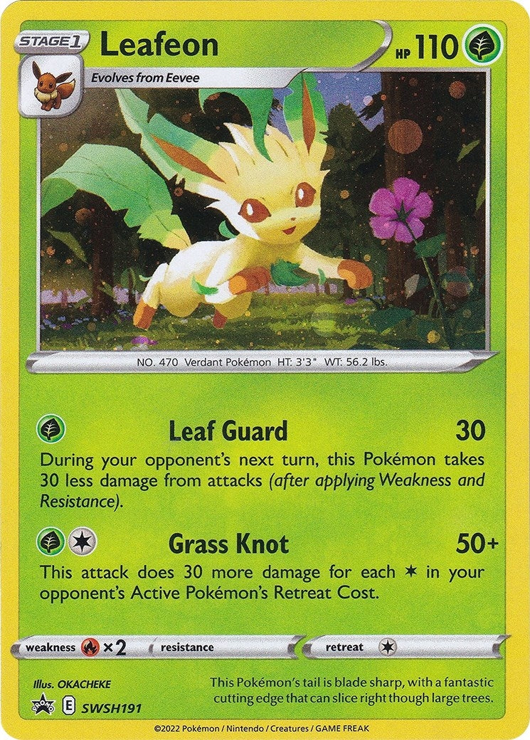 Image for Leafeon - SWSH191 (SWSH191) (SWSH: Sword & Shield Promo Cards) (SWSD) - Pokemon