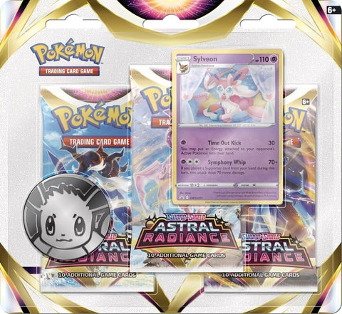Image for Astral Radiance 3 Pack Blister [Sylveon] - Pokemon