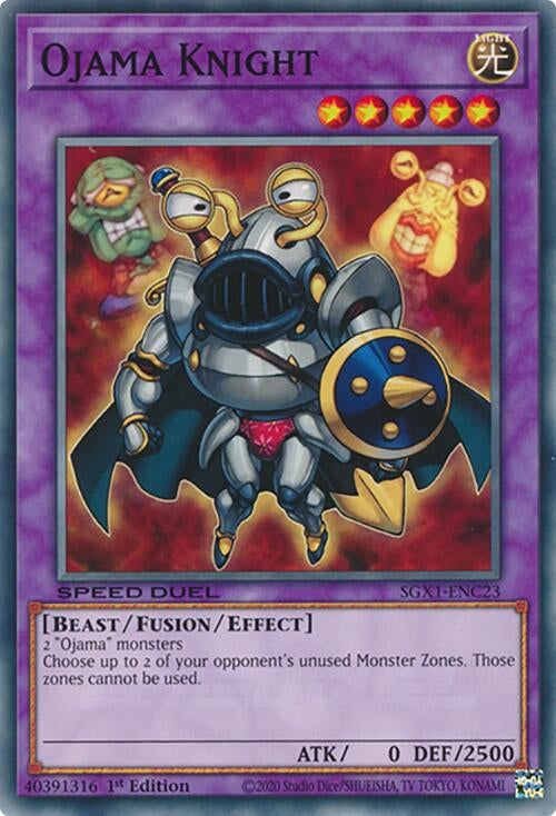 Ojama Knight (SGX1-ENC23) (Speed Duel GX: Duel Academy Box) YuGiOh