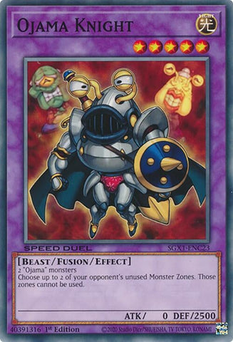 Ojama Knight (SGX1-ENC23) (Speed Duel GX: Duel Academy Box) YuGiOh