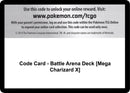 Image for Code Card - Battle Arena Deck [Mega Charizard X] (SM - Celestial Storm) (CES) - Pokemon
