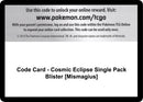 Image for Code Card - Cosmic Eclipse Single Pack Blister [Mismagius] (SM - Cosmic Eclipse) (SM12) - Pokemon