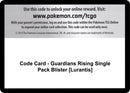 Image for Code Card - Guardians Rising Single Pack Blister [Lurantis] (SM - Guardians Rising) (SM02) - Pokemon