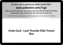 Image for Code Card - Lost Thunder Elite Trainer Box (SM - Lost Thunder) (SM8) - Pokemon