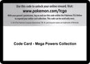 Image for Code Card - Mega Powers Collection (SM - Guardians Rising) (SM02) - Pokemon