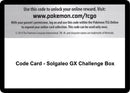 Image for Code Card - Solgaleo GX Challenge Box (SM - Celestial Storm) (CES) - Pokemon