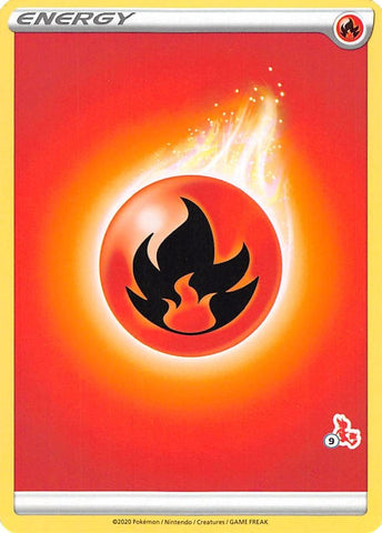 Image for Fire Energy (#9 Cinderace Stamped) - Pokemon