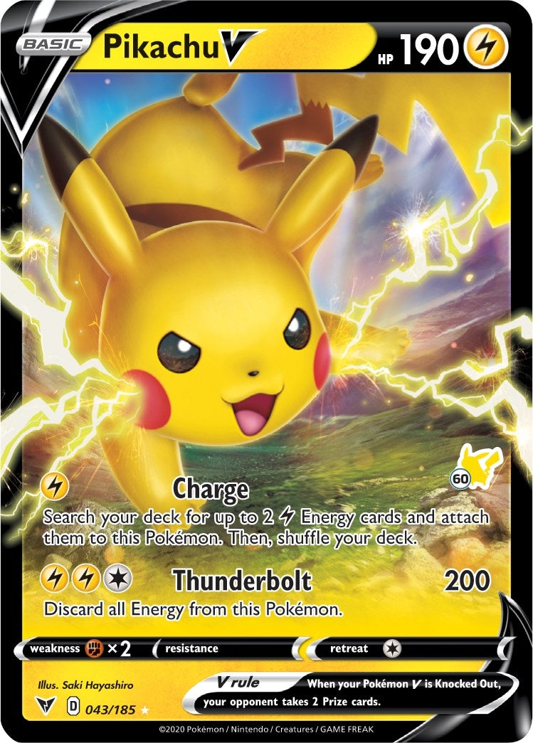 Image for Pikachu V - 043/185 (