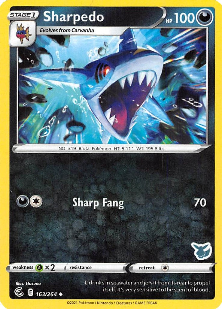Image for Sharpedo - 163/264 (Eevee Stamped) (163/264) - Pokemon