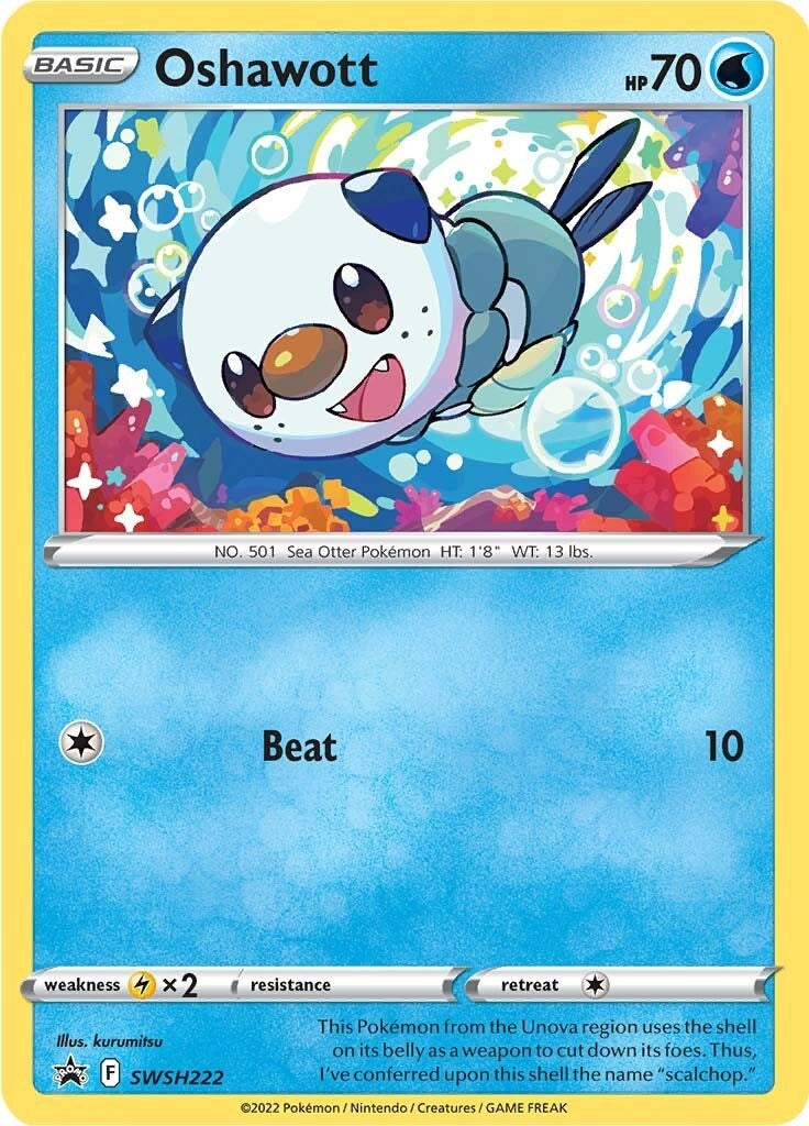 Oshawott - SWSH222 (SWSH222) (SWSH: Sword & Shield Promo Cards) Pokemon