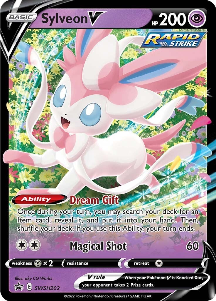 Image for Sylveon V - SWSH202 (SWSH202) (SWSH: Sword & Shield Promo Cards) (SWSD) - Pokemon