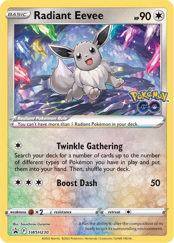 Radiant Eevee - SWSH230 (SWSH230) (SWSH: Sword & Shield Promo Cards) (SWSD) Pokemon