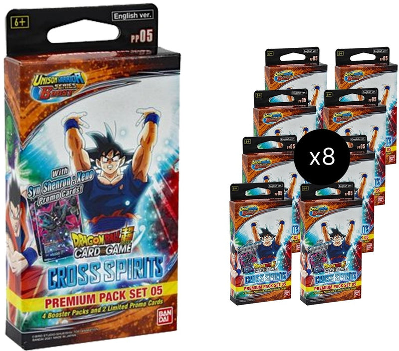 Image for Cross Spirits Premium Pack Set 05 Display - Dragon Ball Super: Masters