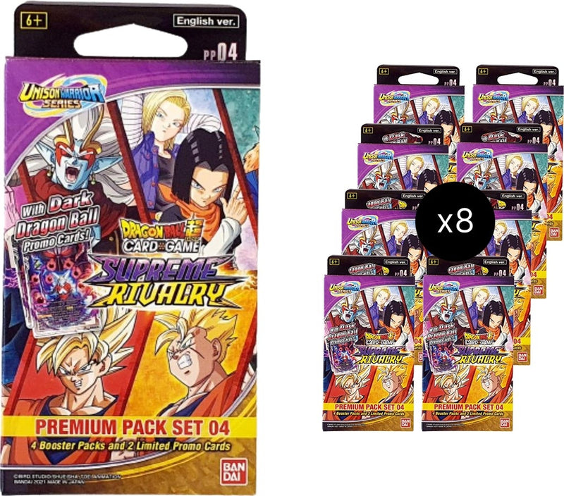 Image for Supreme Rivalry Premium Pack Set 04 Display - Dragon Ball Super: Masters