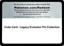 Image for Code Card - Legacy Evolution Pin Collection (SM Base Set) (SM01) - Pokemon