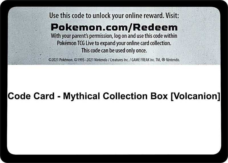Image for Code Card - Mythical Collection Box [Volcanion] (Generations) (GEN) - Pokemon