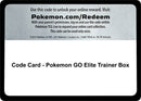 Image for Code Card - Pokemon GO Elite Trainer Box (Pokemon GO) - Pokemon