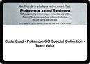 Image for Code Card - Pokemon GO Special Collection - Team Valor (Pokemon GO) - Pokemon