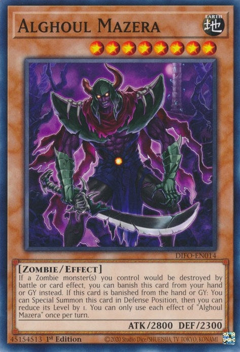 Alghoul Mazera (DIFO-EN014) (Dimension Force) YuGiOh
