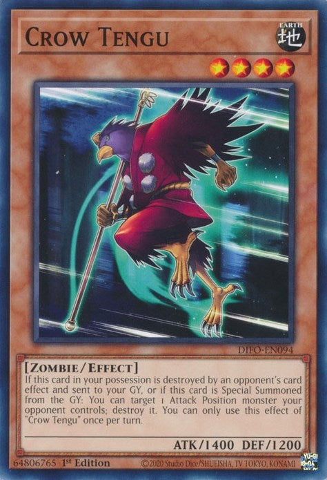Crow Tengu (DIFO-EN094) (Dimension Force) YuGiOh