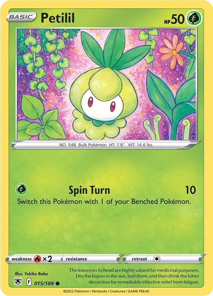 Image for Petilil (015/189) (SWSH10: Astral Radiance) - Pokemon