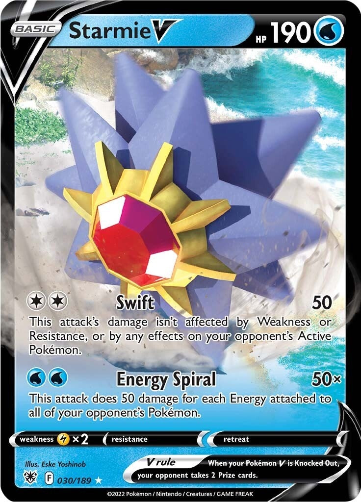 Image for Starmie V (030/189) (SWSH10: Astral Radiance) - Pokemon
