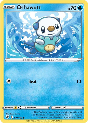 Image for Oshawott (041/189) (SWSH10: Astral Radiance) - Pokemon