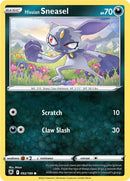 Image for Hisuian Sneasel (092/189) (SWSH10: Astral Radiance) - Pokemon