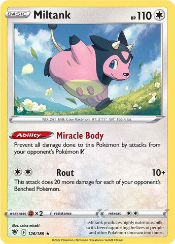 Image for Miltank (126/189) (SWSH10: Astral Radiance) - Pokemon