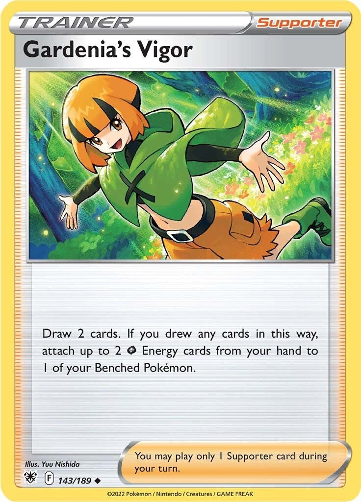Image for Gardenia's Vigor (143/189) (SWSH10: Astral Radiance) - Pokemon