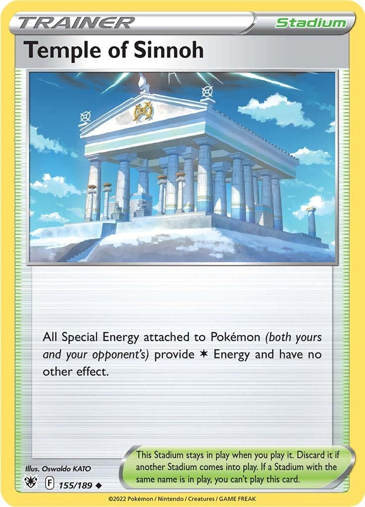 Image for Temple of Sinnoh (155/189) (SWSH10: Astral Radiance) - Pokemon