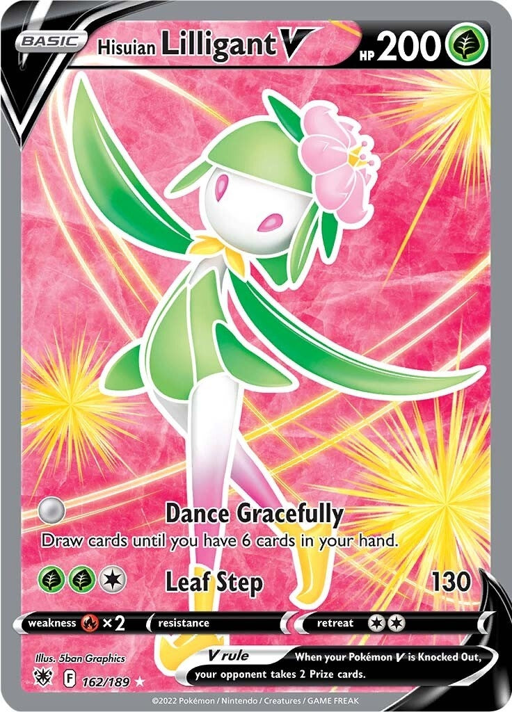 Image for Hisuian Lilligant V (Full Art) (162/189) (SWSH10: Astral Radiance) - Pokemon