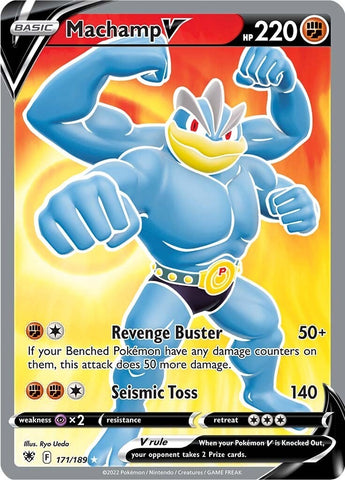 Image for Machamp V (Full Art) (171/189) (SWSH10: Astral Radiance) - Pokemon