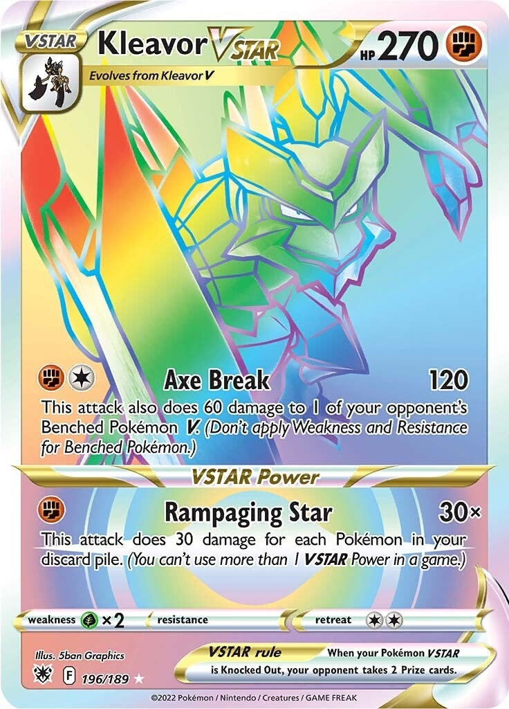 Image for Kleavor VSTAR (Secret) (196/189) (SWSH10: Astral Radiance) - Pokemon