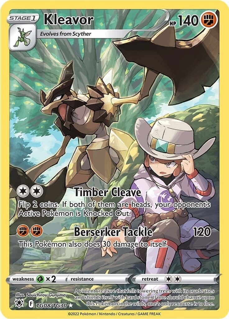 Image for Kleavor (TG08/TG30) (SWSH10: Astral Radiance Trainer Gallery) - Pokemon