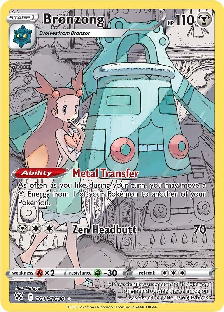 Image for Bronzong (TG11/TG30) (SWSH10: Astral Radiance Trainer Gallery) - Pokemon