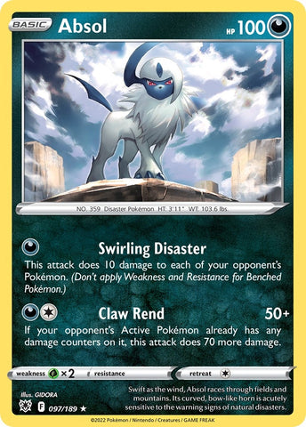 Image for Absol (097/189) - Pokemon