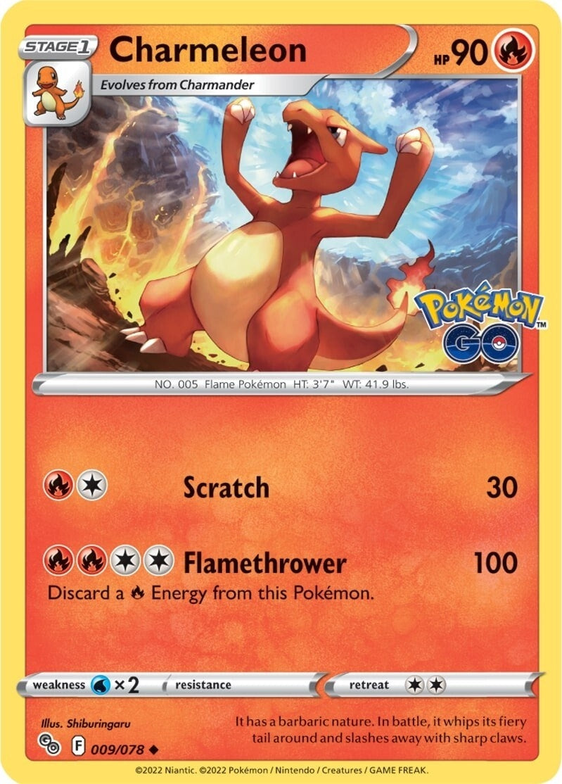 Image for Charmeleon (009/078) (Pokemon GO) - Pokemon