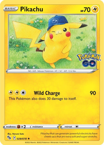 Image for Pikachu (28) (028/078) (Pokemon GO) - Pokemon